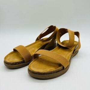 DREAM PAIRS WOMENS TAN KIMMIE SANDALS SIZE 8